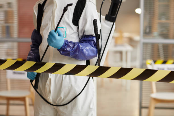 Professional Biohazard Cleanup technician working in Mason City, IL